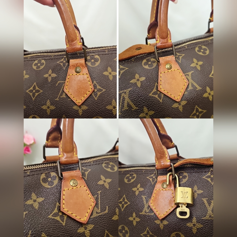 Louis Vuitton Speedy 30 Monogram Brown Handbag - Picture 14 of 16